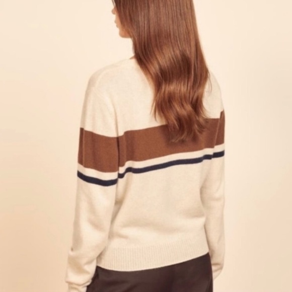 NWT Reformation Jeans Cashmere Crewneck Sweater - Picture 3 of 8